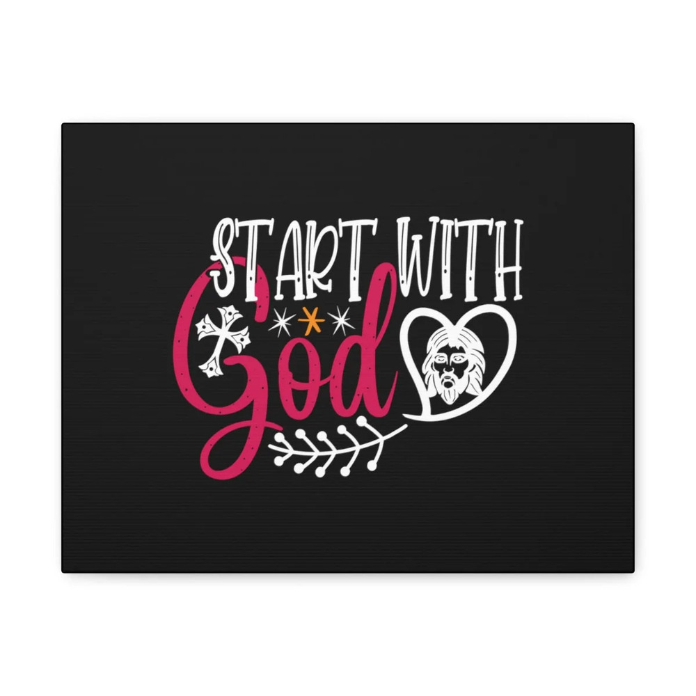 Scripture Walls Start With God Proverbs 1:7 Christian Wall Art Bible Verse